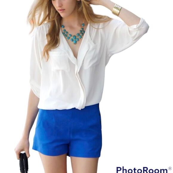 J Crew 3” inseam cobalt chino stretch shorts - Picture 10 of 10